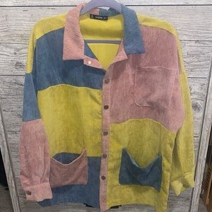 Shein Colorblock Shacket